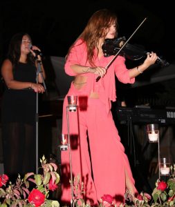arabic violinist with band, international violinist in the arab world